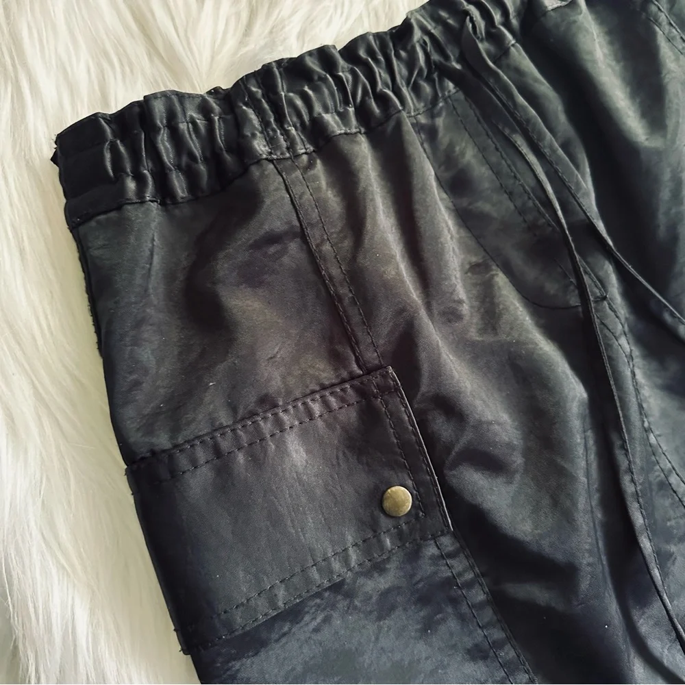 Express Black Cargo Skirt with Flap Pockets, XS
